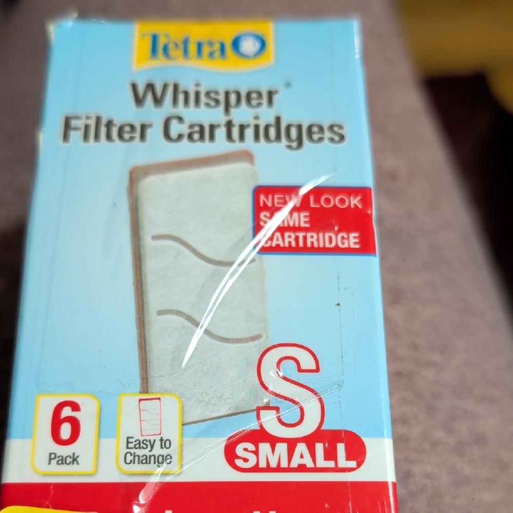 Tetra Whisper Filter Cartridges Small 6 Pack